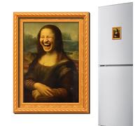 Funny Fridge Magnets - Wood, Decorative Refrigerator Magnet,Playful Female Design | Humorous Female Art Decorations, Wooden Retro Photo Frame Shape For Home Kitchen Locker Car Whiteboard