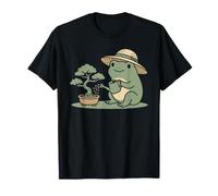 Funny Frog Bonsai Gardening Japanese Style Plant Lover Camiseta