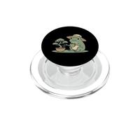 Funny Frog Bonsai Gardening Japanese Style Plant Lover PopSockets PopGrip para MagSafe