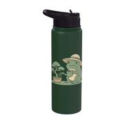 Funny Frog Bonsai Gardening Japanese Style Plant Lover Stainless Steel Insulated Water Bottle