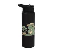 Funny Frog Bonsai Gardening Japanese Style Plant Lover Stainless Steel Insulated Water Bottle
