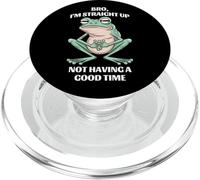 Funny Frog Bro I'm Straight Up Not Have a Good Time PopSockets PopGrip para MagSafe