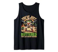 Funny Frog Cowboy You Has Buttered Your Last Biscuit Camiseta sin Mangas