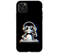 Funny Frog DJ with Headphones and Turntable Carcasa para iPhone 11 Pro MAX
