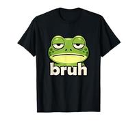 Funny Frog Face Meme Bruh Froggy Viral Trendy Boys Memes Camiseta