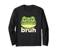 Funny Frog Face Meme Bruh Froggy Viral Trendy Boys Memes Manga Larga