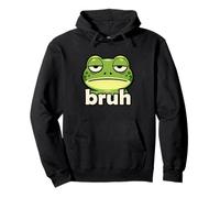 Funny Frog Face Meme Bruh Froggy Viral Trendy Boys Memes Sudadera con Capucha