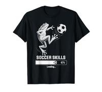 Funny Frog FÚTBOL Habilidades Cargando Kick Off Club Juego En Coach Camiseta gráfica económica