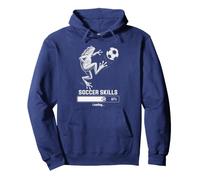 Funny Frog FÚTBOL Habilidades Cargando Kick Off Club Juego En Coach Sudadera con Capucha