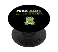 Funny Frog Game Over Dont Look Niños Niñas Niños PopSockets PopGrip Adhesivo