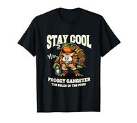 Funny Frog Humor. Froggy Gangster Stay Cool Camiseta