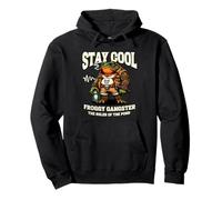 Funny Frog Humor. Froggy Gangster Stay Cool Sudadera con Capucha