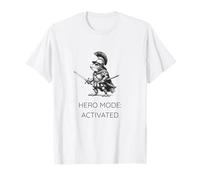 Funny Frog Humor. Roman Soldier Toad Hero Mode Activated Camiseta