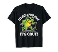 Funny Frog It's Not A Pimp Walk It's Gout Funny Medical Camiseta