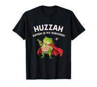 Funny Frog Knight Huzzah Ramen Is My Kingdom Anime japonés Camiseta