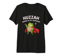 Funny Frog Knight Huzzah Ramen Is My Kingdom Anime japonés Camiseta Premium