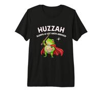 Funny Frog Knight Huzzah Slurps-A-Lot Hath Hath Llegó Ramen Camiseta Premium