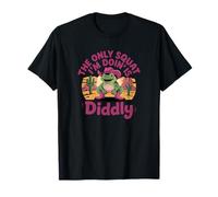 Funny Frog La única Cosa en Cuclillas Que Hago es Diddly Camiseta