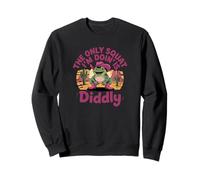 Funny Frog La única Cosa en Cuclillas Que Hago es Diddly Sudadera