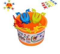 Funny Frog Learning Toy,12 Pack Jumping Frog Game Set,Funny Interactive Fidget Toy For Children,Creative Party Favors For Boys, Girls, Classroom(A)