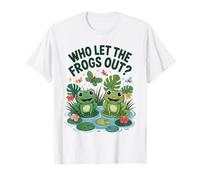 Funny Frog Lovers Who Let The Frogs out Camiseta