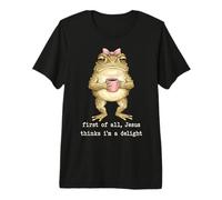 Funny Frog Meme - First of All Jesus Thinks I'm A Delight Camiseta Premium