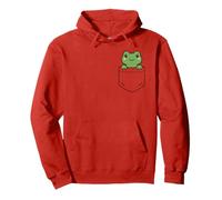 Funny Frog Pocket Pal Cute Anfibian Nature Frog Vibes Sudadera con Capucha