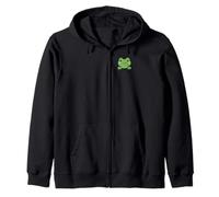 Funny Frog Pocket Pal Cute Anfibian Nature Frog Vibes Sudadera con Capucha