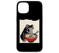 Funny Frog Ramen Sumi-e Kawaii Ink Painting Japanese Carcasa para iPhone 13