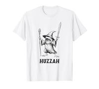Funny Frog Wizard Huzzah Camiseta