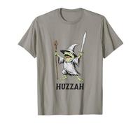 Funny Frog Wizard Huzzah Camiseta