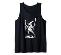 Funny Frog Wizard Huzzah Camiseta sin Mangas