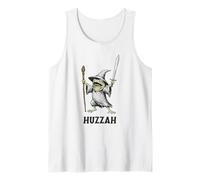Funny Frog Wizard Huzzah Camiseta sin Mangas