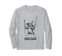 Funny Frog Wizard Huzzah Manga Larga