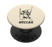 Funny Frog Wizard Huzzah PopSockets PopGrip Adhesivo