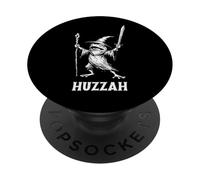 Funny Frog Wizard Huzzah PopSockets PopGrip Adhesivo