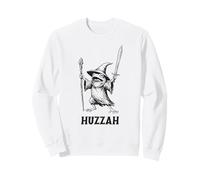 Funny Frog Wizard Huzzah Sudadera