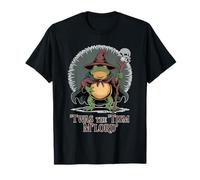 Funny Frog Wizard TWAS The 'Tism M'Lord Fantasy Art Camiseta
