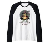 Funny Frog Wizard TWAS The 'Tism M'Lord Fantasy Art Camiseta Manga Raglan