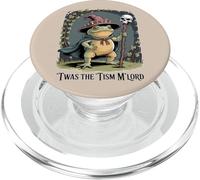 Funny Frog Wizard TWAS The 'Tism M'Lord Fantasy Art PopSockets PopGrip para MagSafe