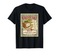 Funny Fruitcake Frutas confitadas Crime Against Humanity Holiday Camiseta