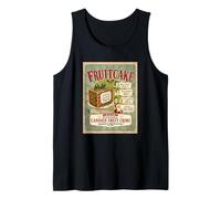 Funny Fruitcake Frutas confitadas Crime Against Humanity Holiday Camiseta sin Mangas