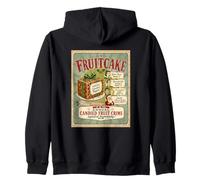 Funny Fruitcake Frutas confitadas Crime Against Humanity Holiday Sudadera con Capucha