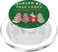 Funny Fueled by Tree Cakes & Coffee Holiday Baking Christmas PopSockets PopGrip para MagSafe