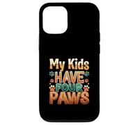 Funny Fur Parent Four Paws Animal Lover Design Carcasa para iPhone 12/12 Pro