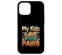 Funny Fur Parent Four Paws Animal Lover Design Carcasa para iPhone 12 Mini