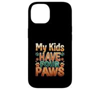 Funny Fur Parent Four Paws Animal Lover Design Carcasa para iPhone 14