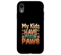 Funny Fur Parent Four Paws Animal Lover Design Carcasa para iPhone XR