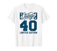 Funny Gag Men Vintage 40th Birthday Decorations 40 Birthday Camiseta