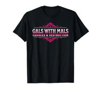 Funny Gals With Mals, Belgian Malinois Mom, Malinois Lover Camiseta